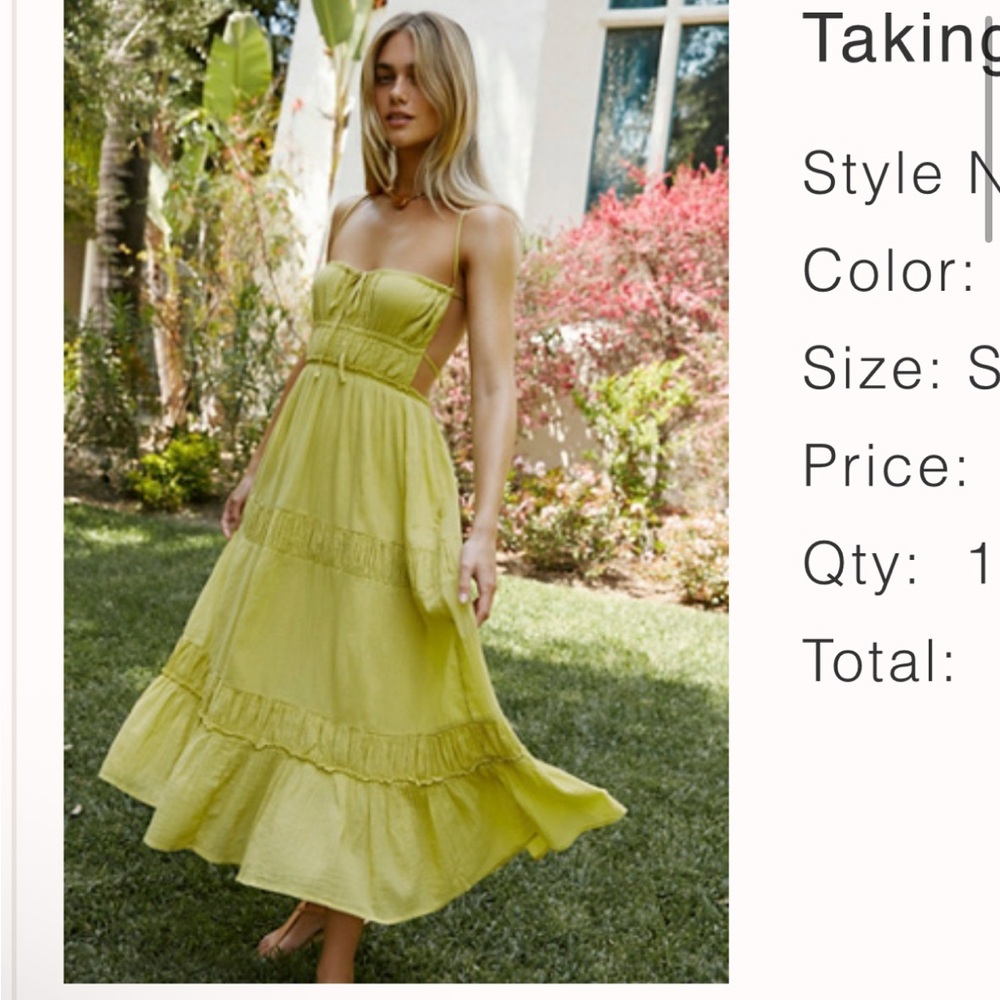 Free people taking sides maxi in fennel